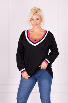 Immagine di CURVY GIRL V NECK STRETCH TOP